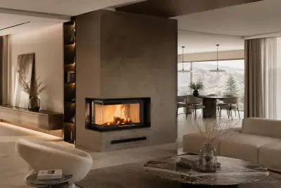 Каминная топка Rocal G450 LI с левой дверцей