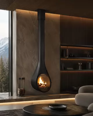 Готовый камин Rocal Drop MINI Готовый камин Rocal Drop MINI