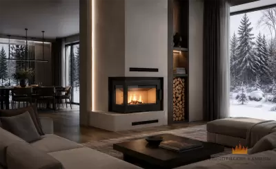 Каминная топка Rocal ARc 76 LI plus 180 Каминная топка Rocal ARc 76 LI plus 180