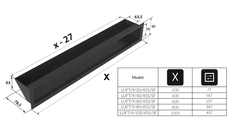 Люфт бежевая 9x60