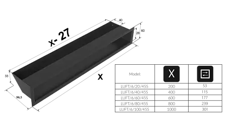 Люфт бежевая 6x40